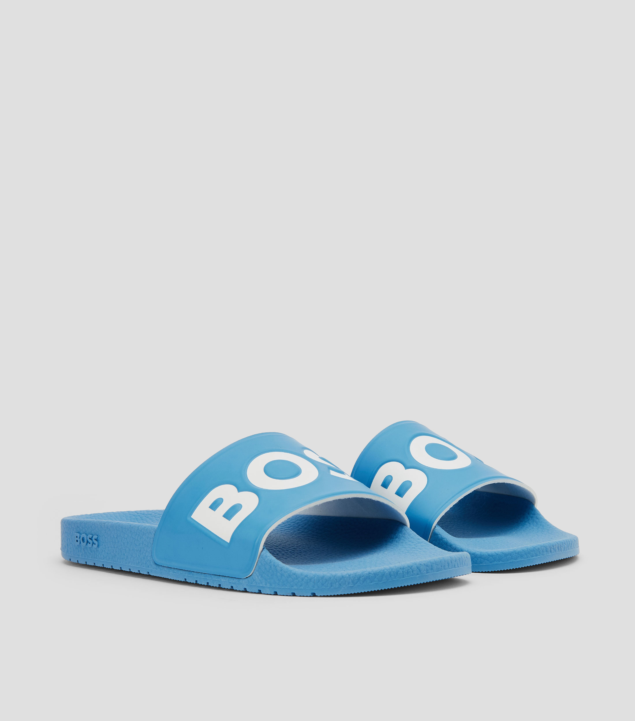 Sandalias fabricadas en Italia con detalle de logo grande Hombre